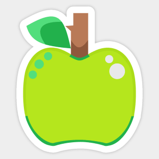 green apples are good for you Sticker